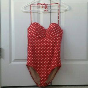 J. Crew Polka Dot one piece swimsuit
